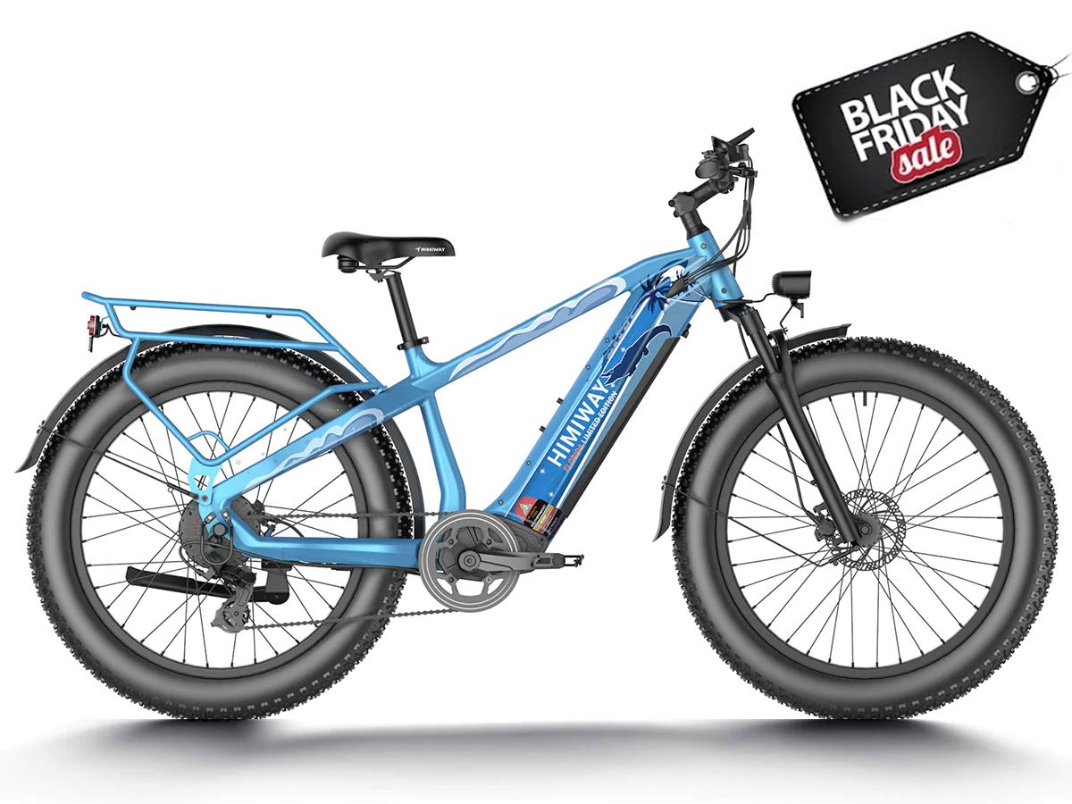 Premium-All-terrain-Electric-Fat-Bike-Zebra Blue-BF-Sale